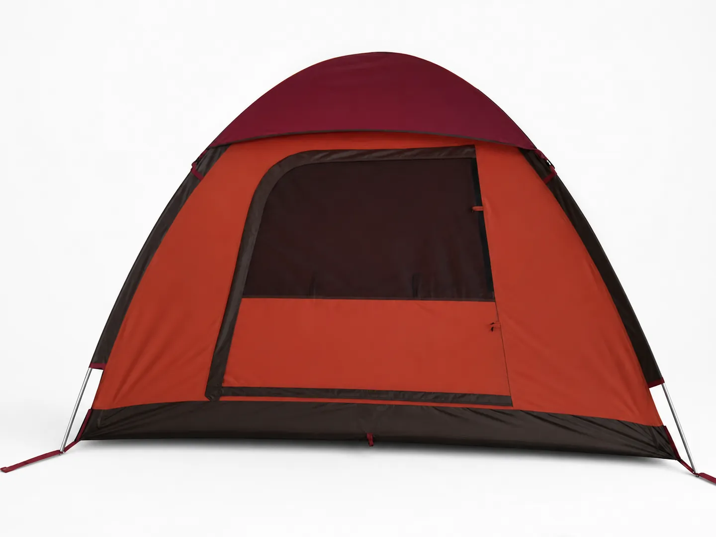 Cross-Pole Camping Tent — Structure, frame and usable space