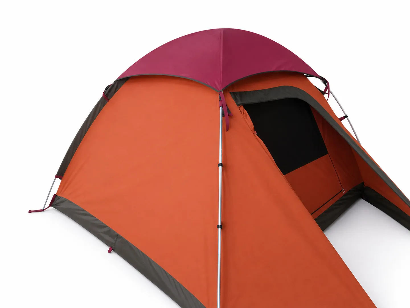 Cross-Pole Camping Tent — Additional construction view