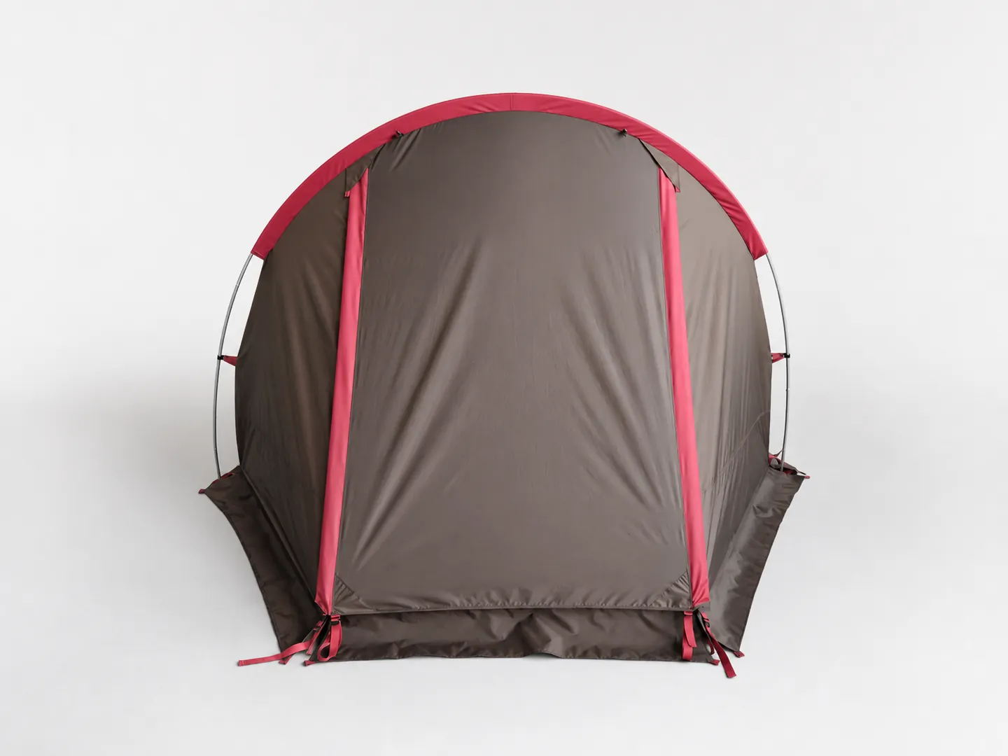 Cross-Pole Tent with Awning — Additional construction view
