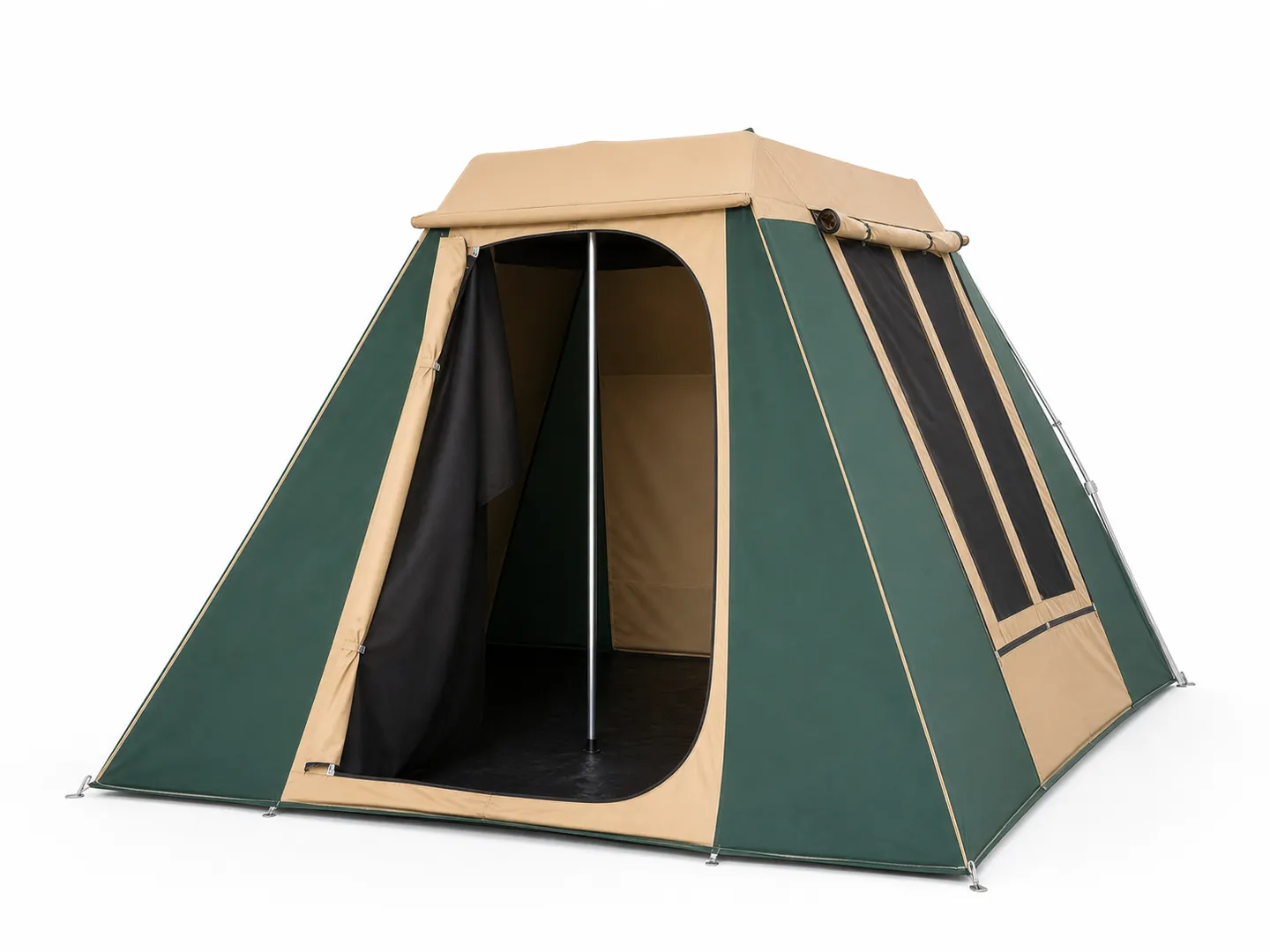Family Tent with Rear Room — Additional construction view
