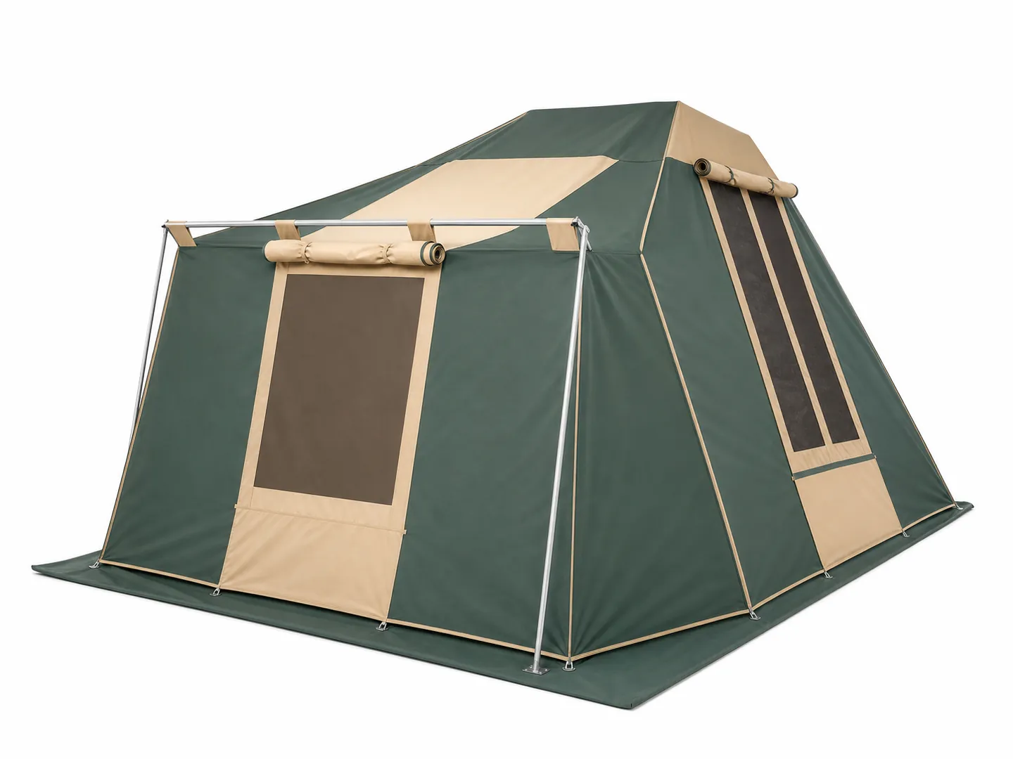 Family Tent with Rear Room — Additional construction view
