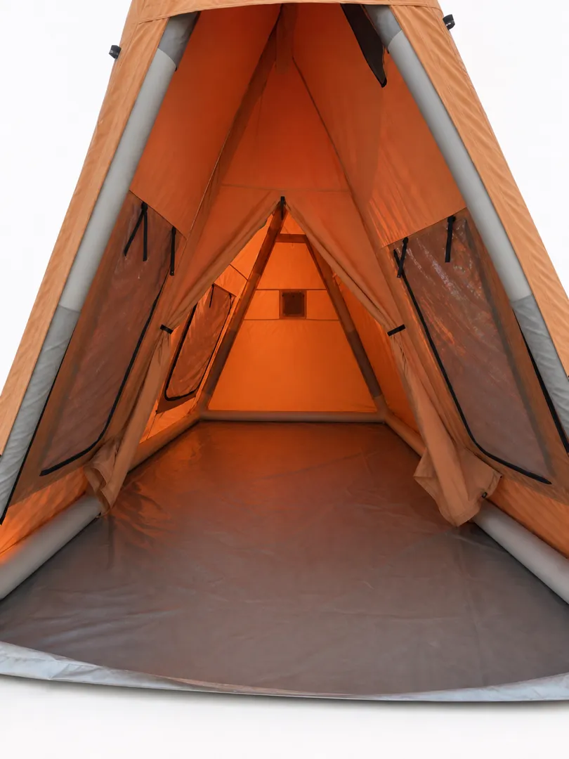 Inflatable Glamping Tent — Interior space and usable layout