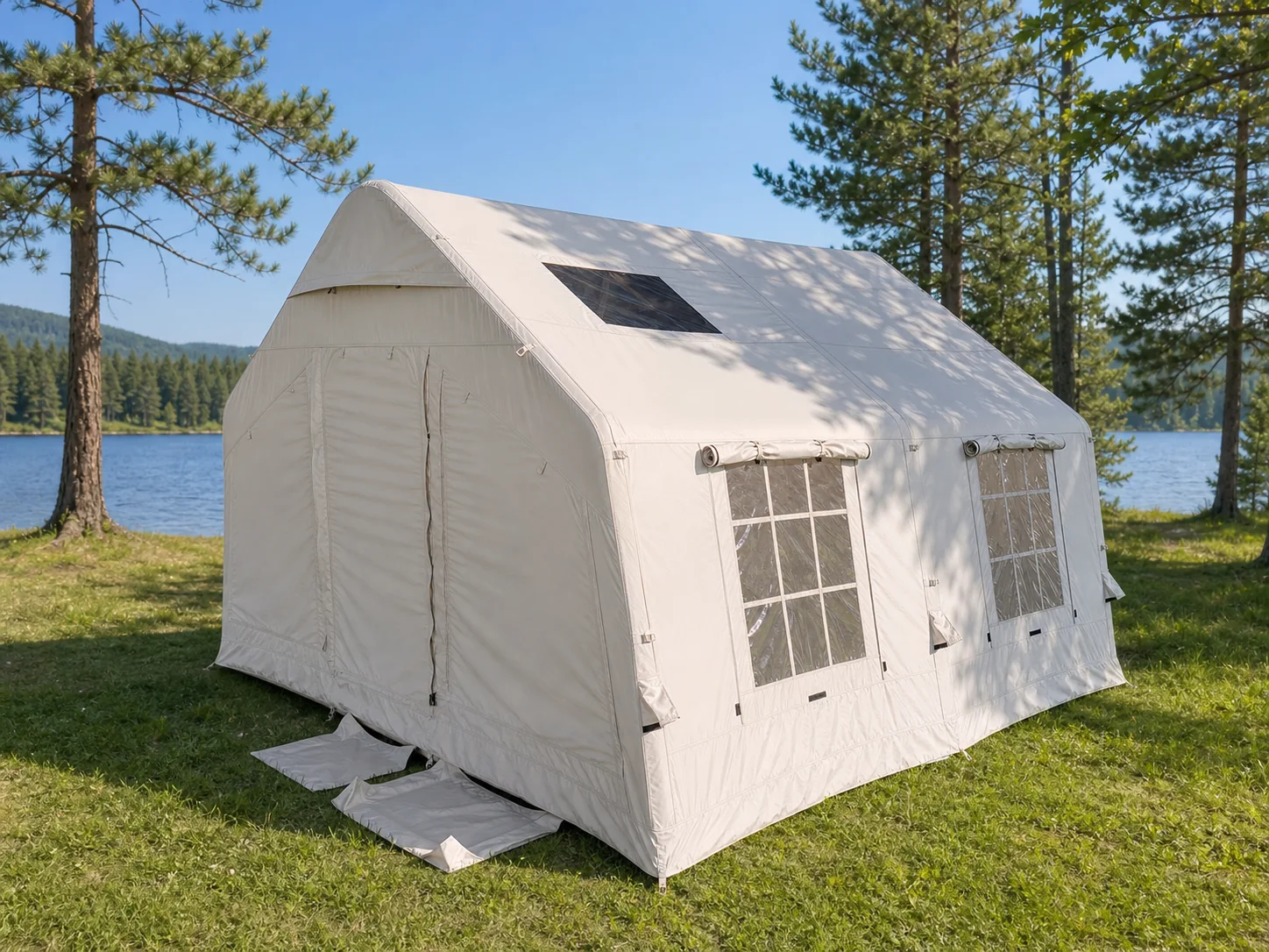 13.2 m² Inflatable Tent — application scene for environment reference