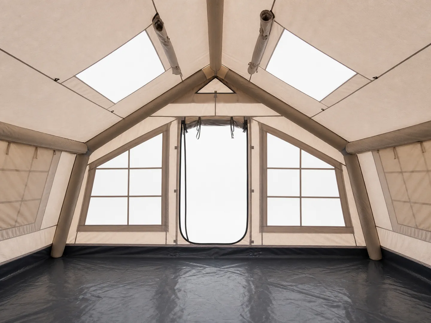 13.2 m² Inflatable Tent — Interior space and usable layout