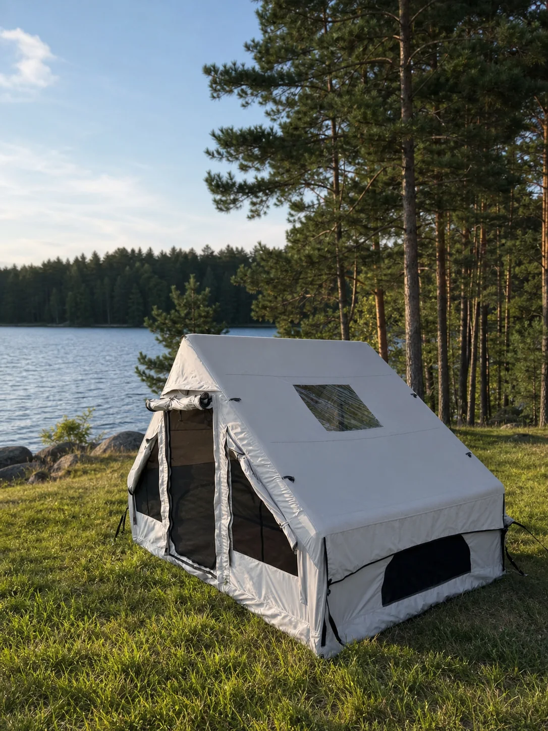 6.3 m² Inflatable Tent — application scene for environment reference