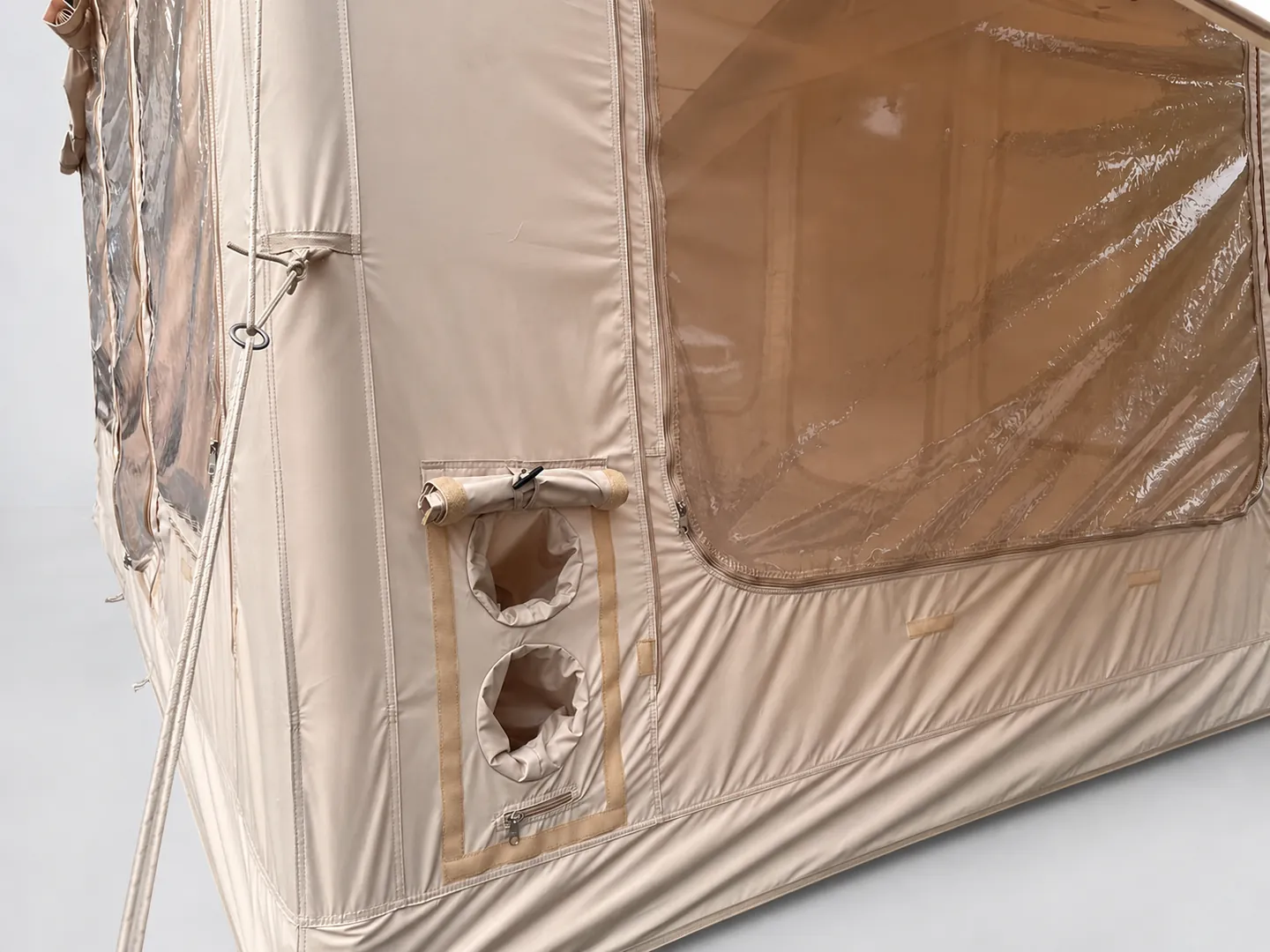 9 m² Inflatable Tent with Awning — Additional construction view