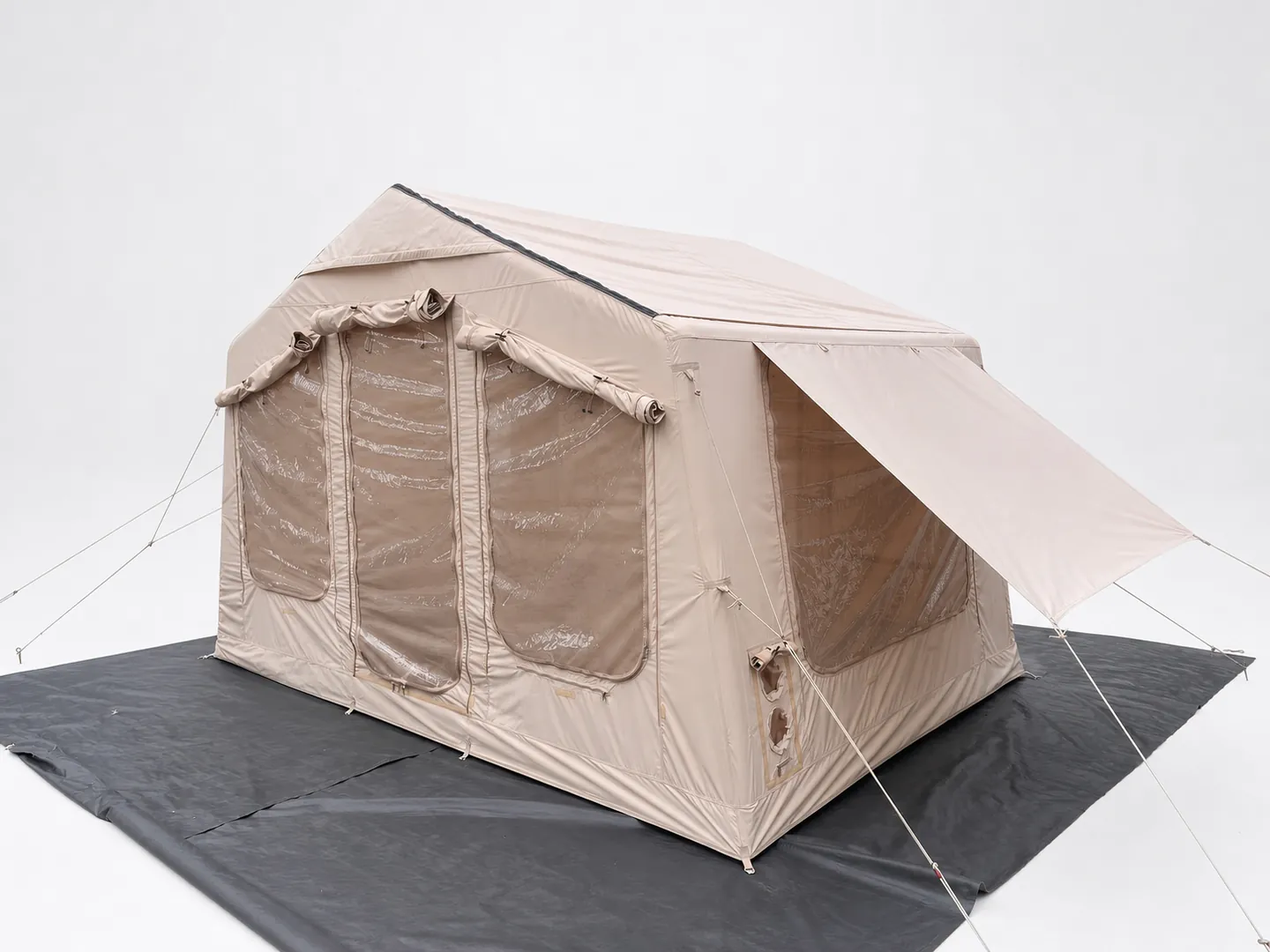 9 m² Inflatable Tent with Awning — Additional construction view