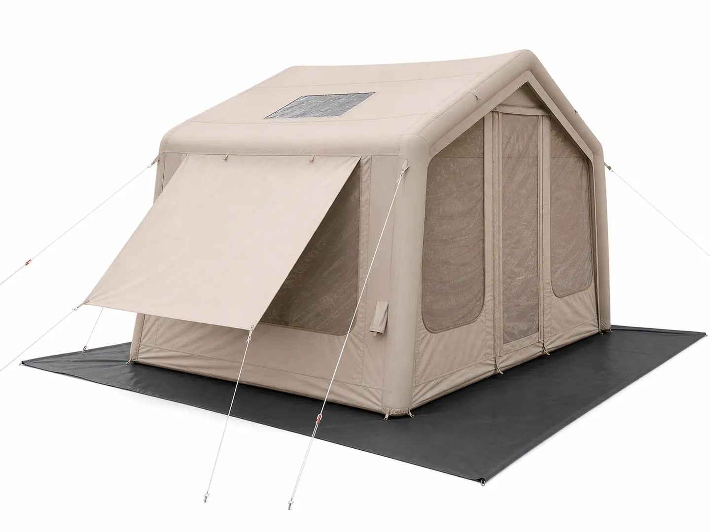 9 m² Inflatable Tent with Awning — Additional construction view