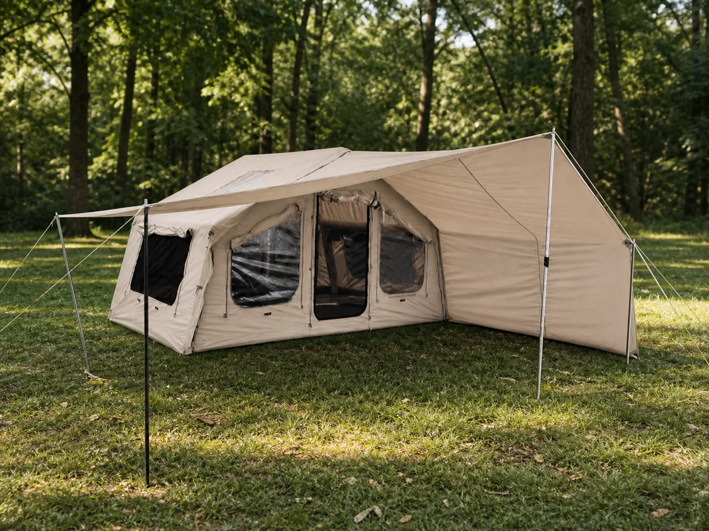 9 m² Inflatable Tent with Canopy — application scene for environment reference