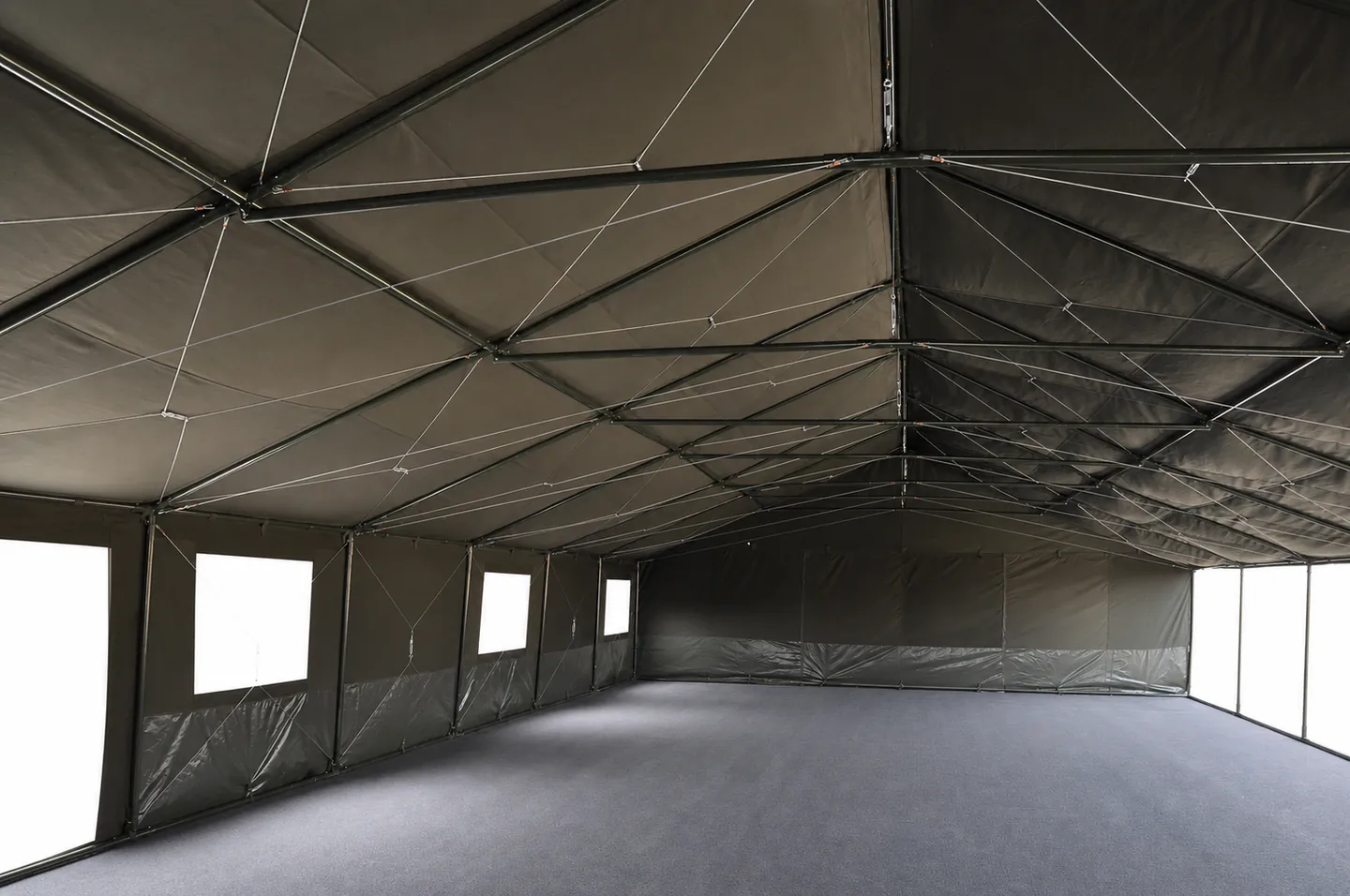 200 m² Large Military Shelter — Additional construction view