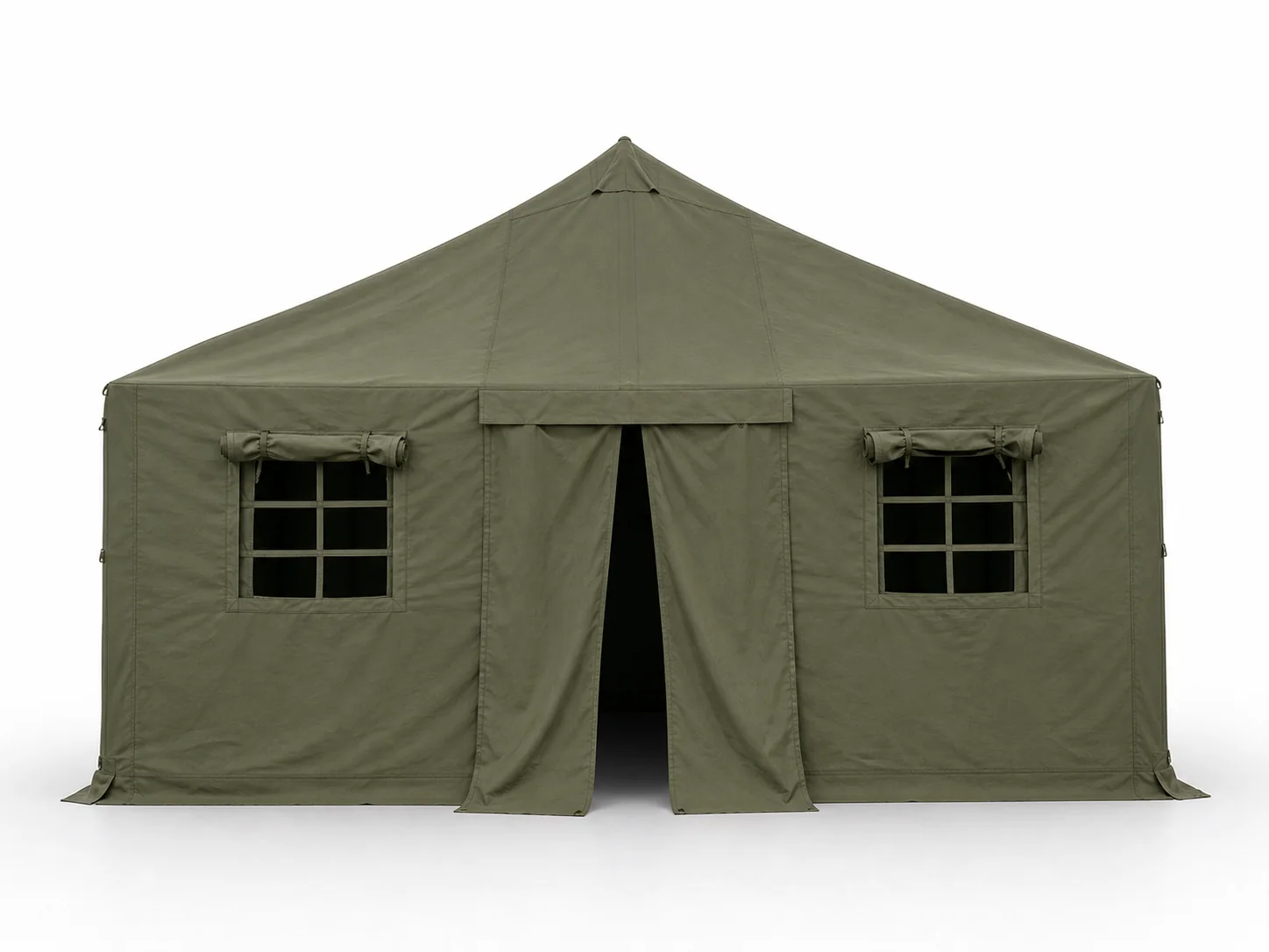 4.8 × 4.8 m Military Tent — primary product reference view