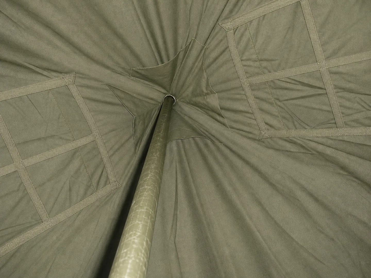 4.8 × 4.8 m Military Tent — Additional construction view