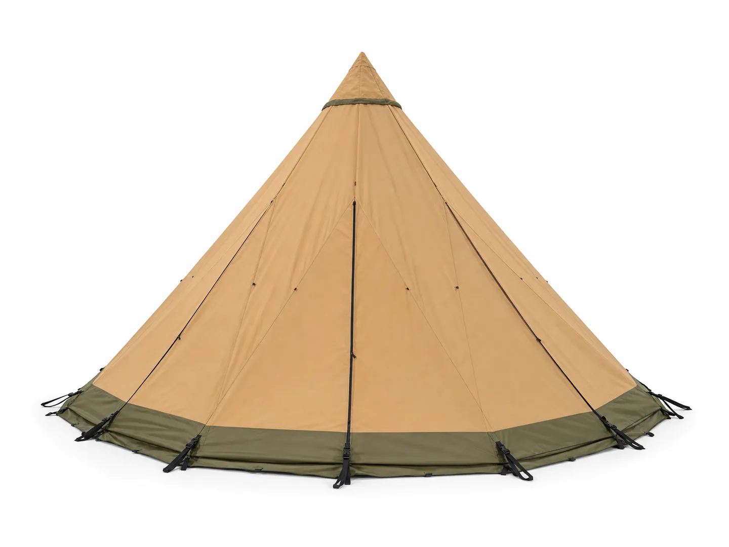 Pyramid Camping Tent — Additional construction view