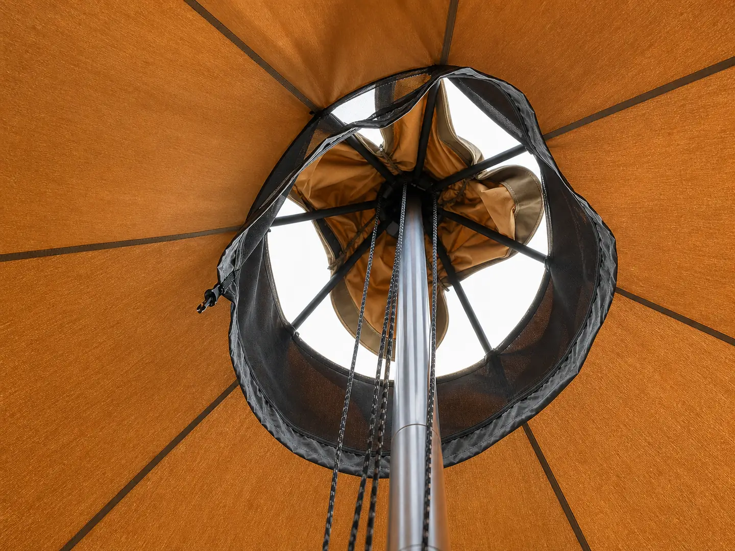 Pyramid Camping Tent — Additional construction view
