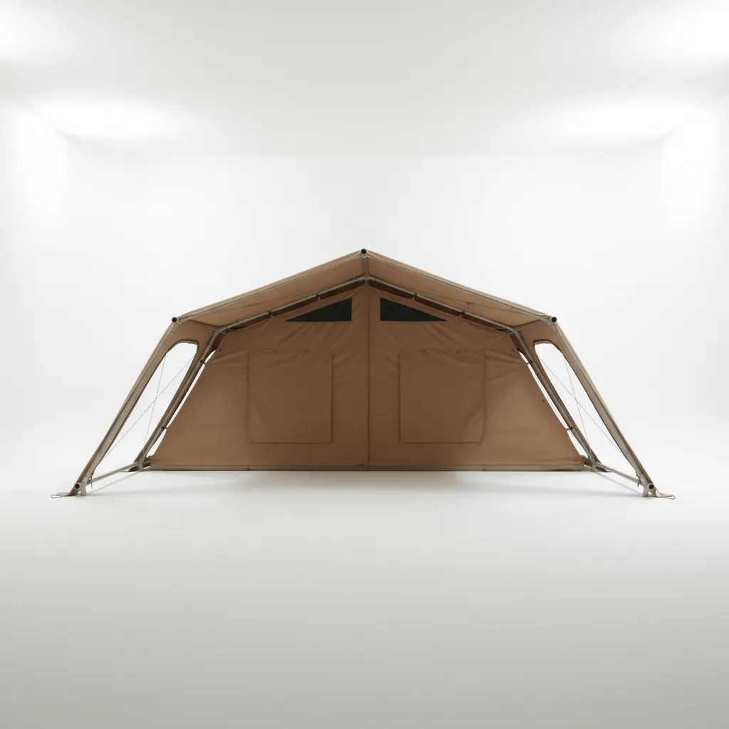 6 × 6 m Relief Tent — Additional construction view