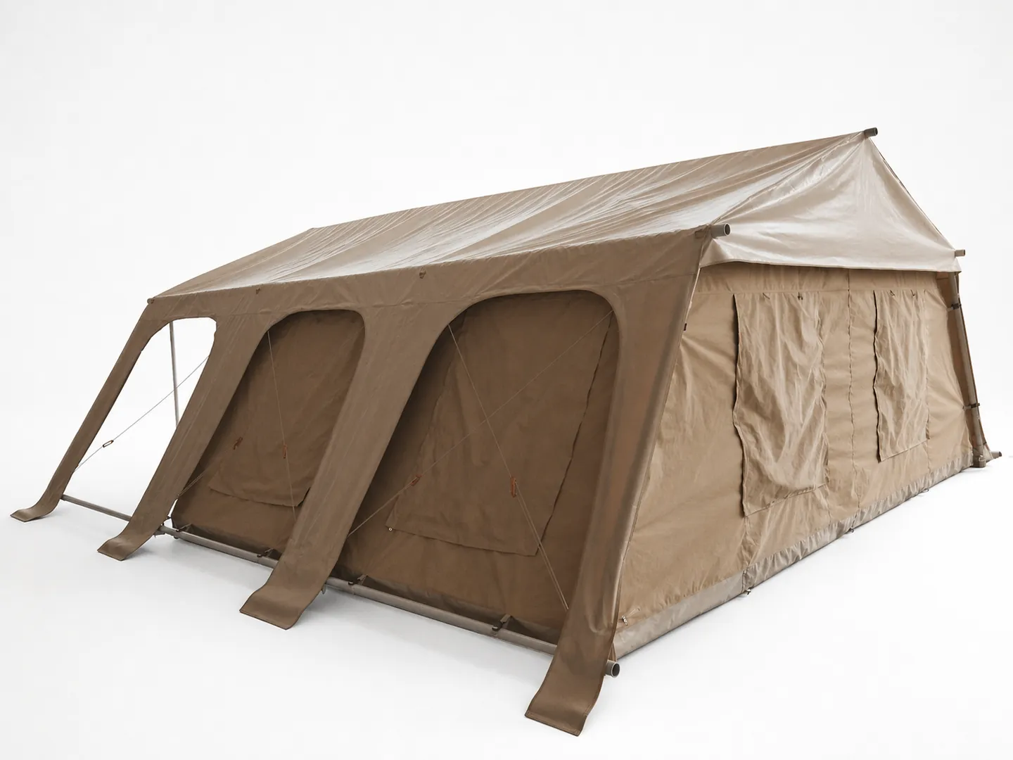 6 × 6 m Relief Tent — Additional construction view
