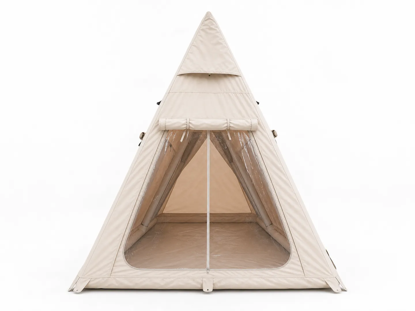 Ridge-Style Inflatable Tent — Interior space and usable layout
