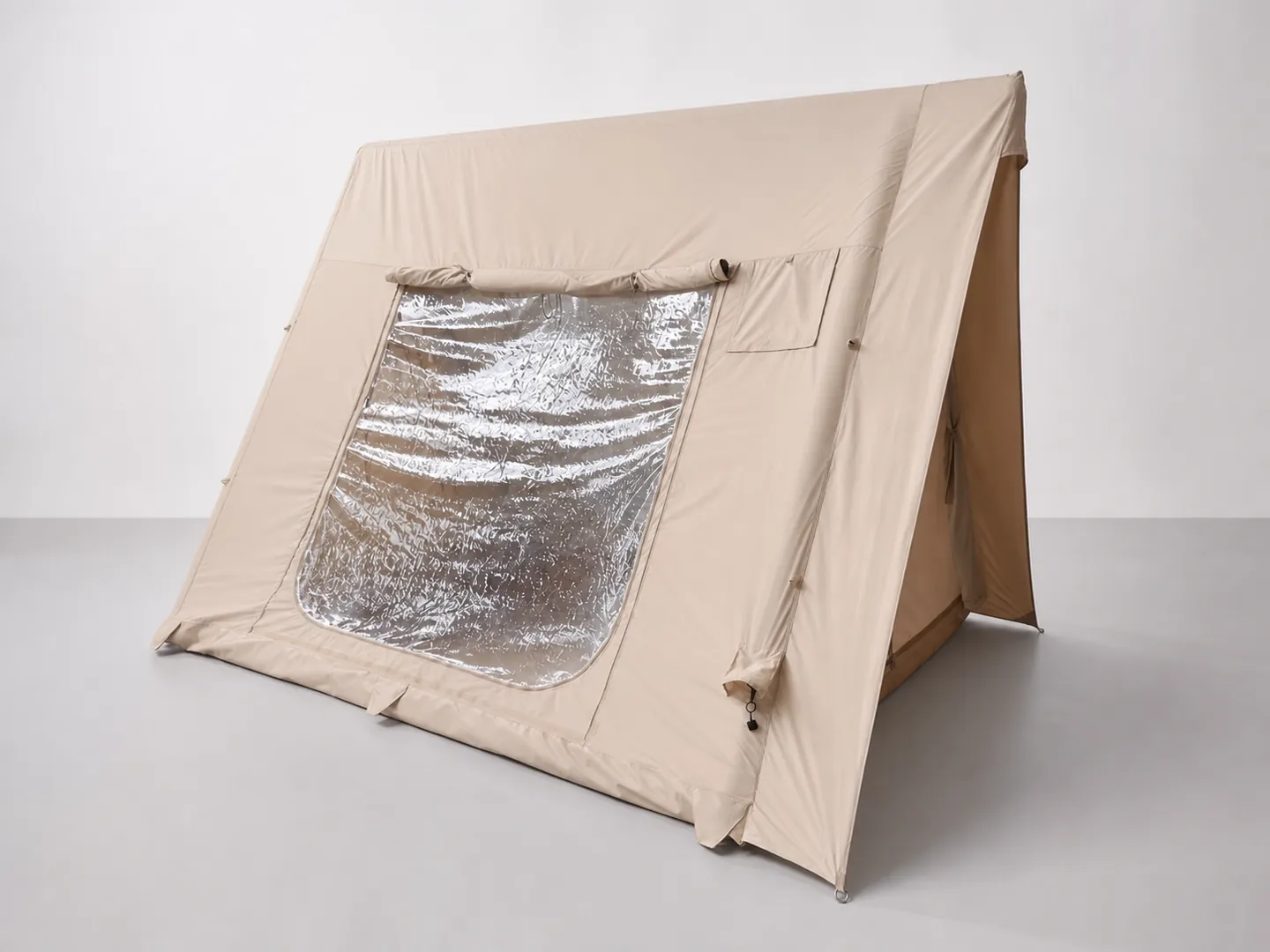 Ridge-Style Inflatable Tent — Additional construction view