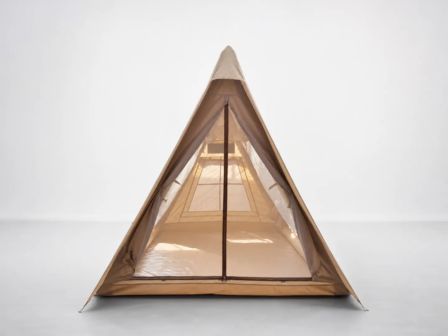 Ridge-Style Inflatable Tent — Additional construction view