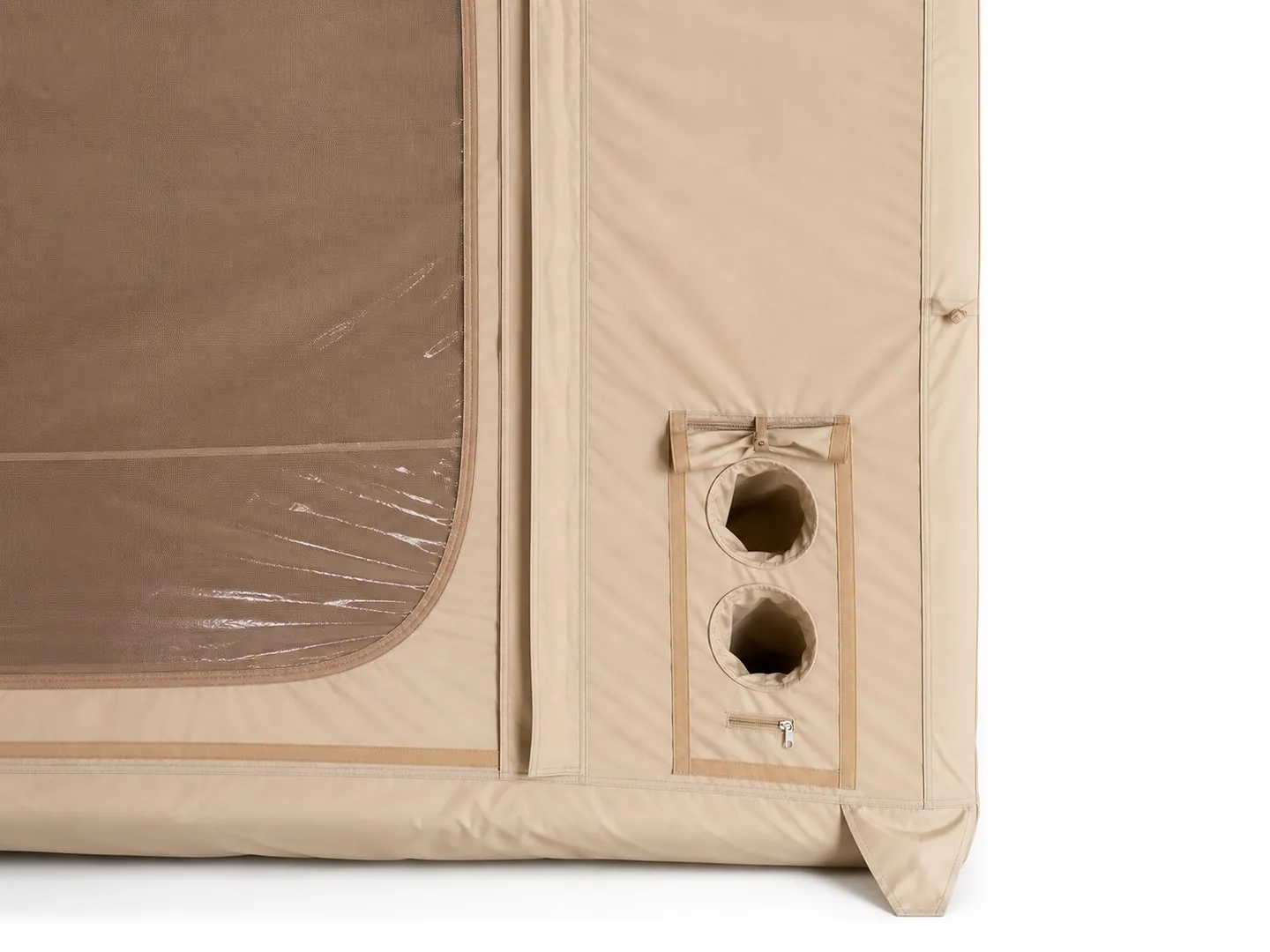 Ridge-Style Inflatable Tent — Additional construction view