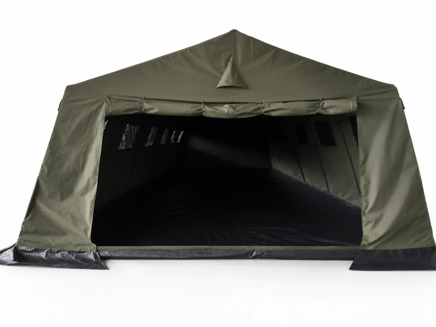 5 × 12 m Ridge-Style Tent — Additional construction view