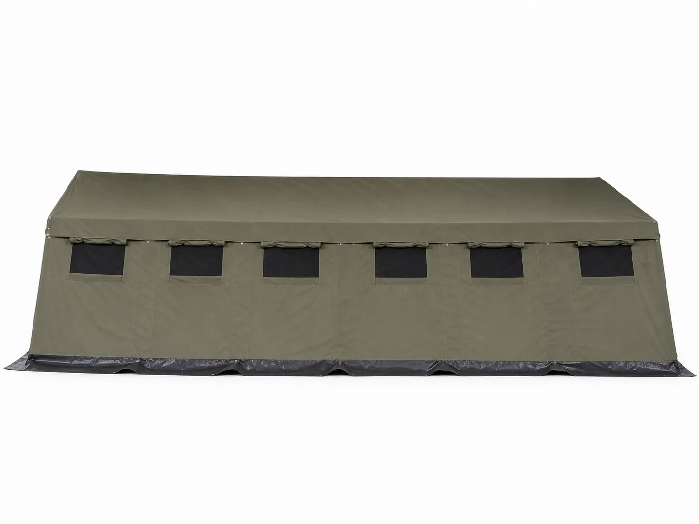 5 × 12 m Ridge-Style Tent — Additional construction view