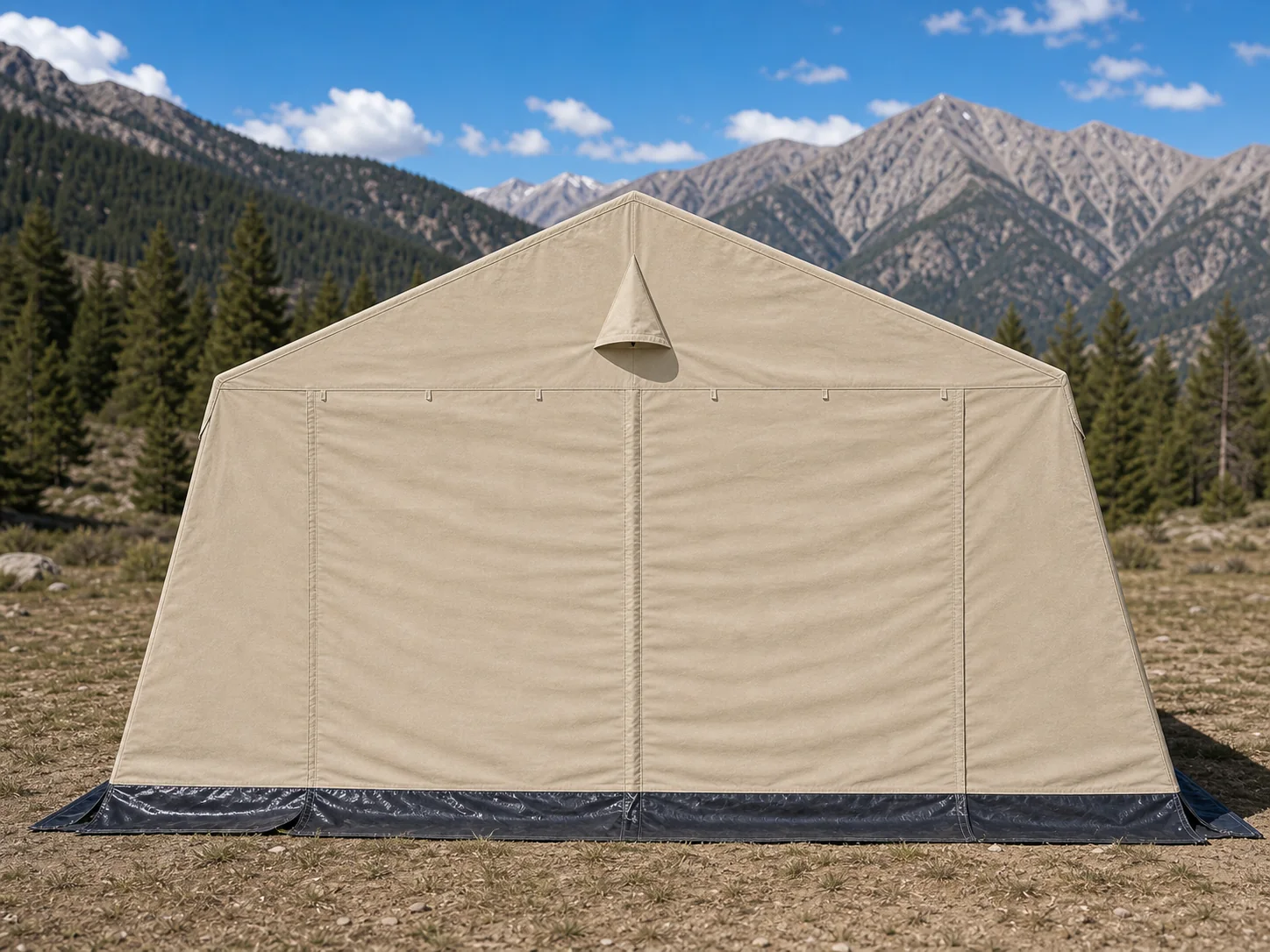 5 × 6 m Ridge-Style Tent — application scene for environment reference