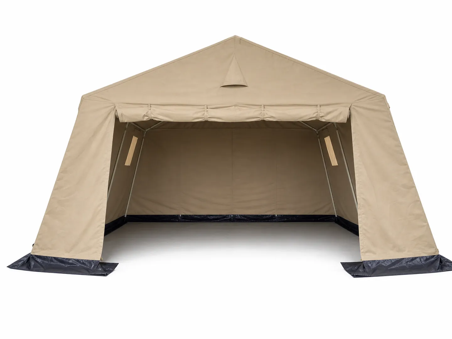 5 × 6 m Ridge-Style Tent — Structure, frame and usable space