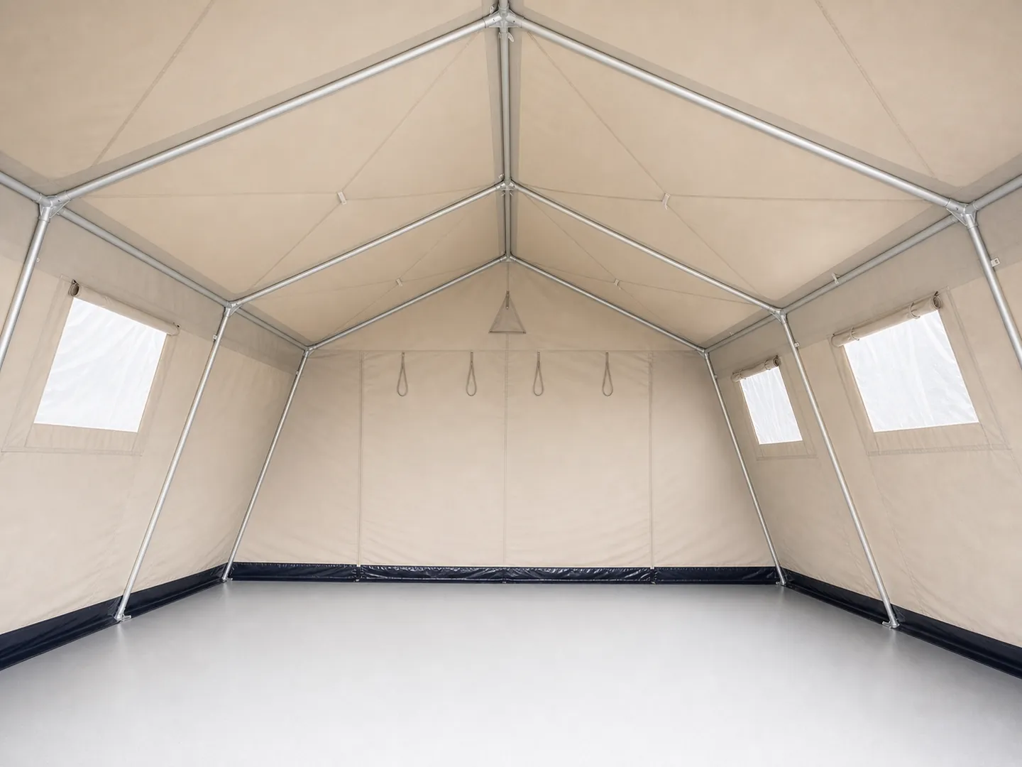 5 × 6 m Ridge-Style Tent — Additional construction view