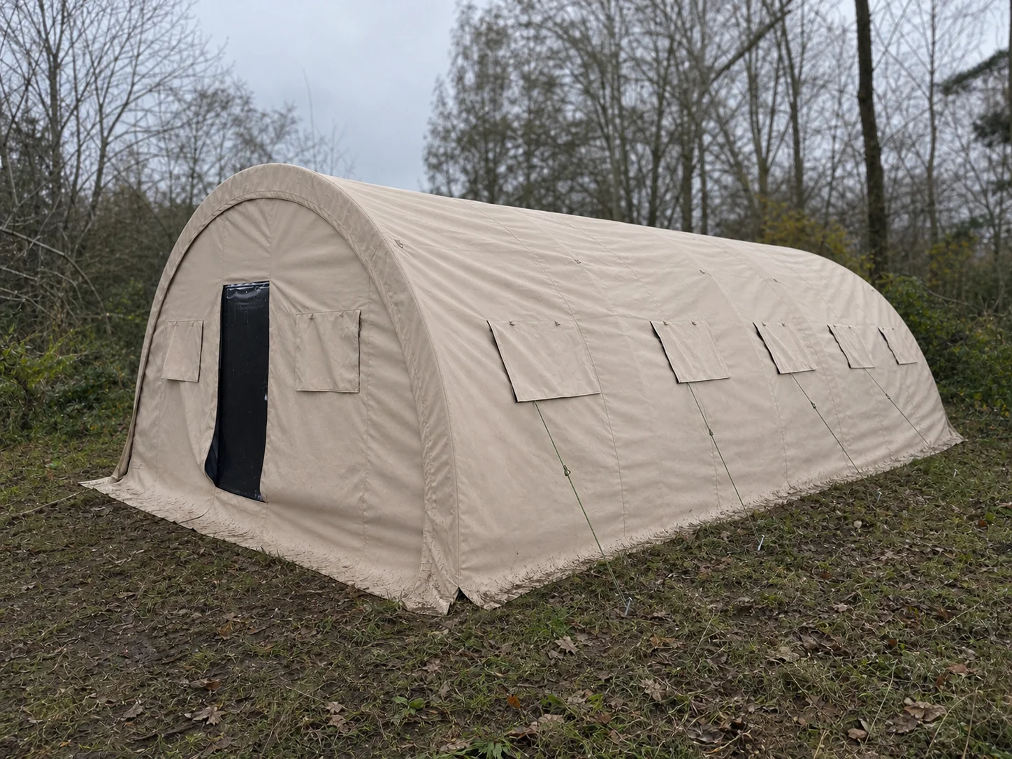 6 × 10 m Semi-Dome Shelter — application scene for environment reference