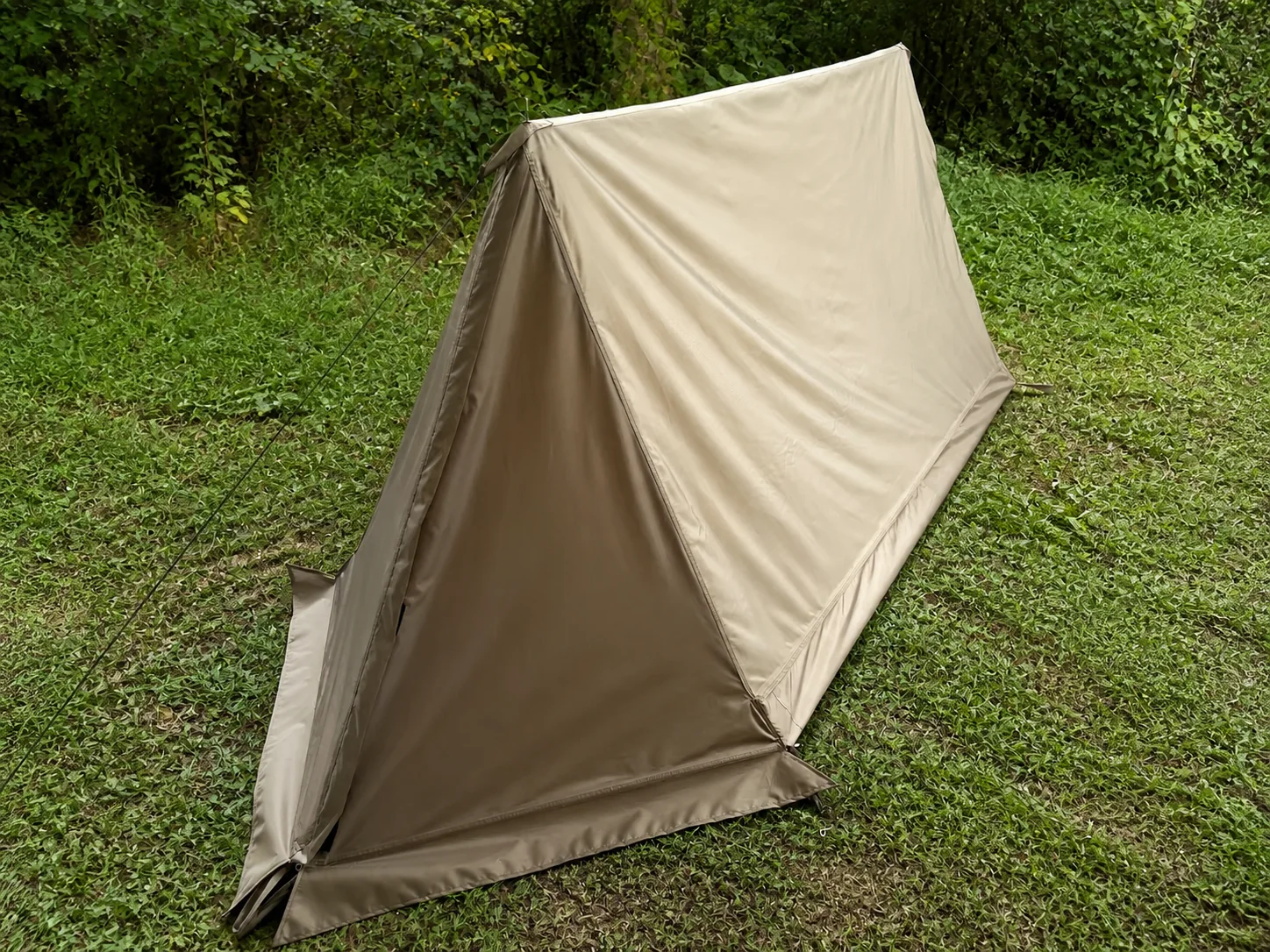 Single-Person Field Tent — application scene for environment reference