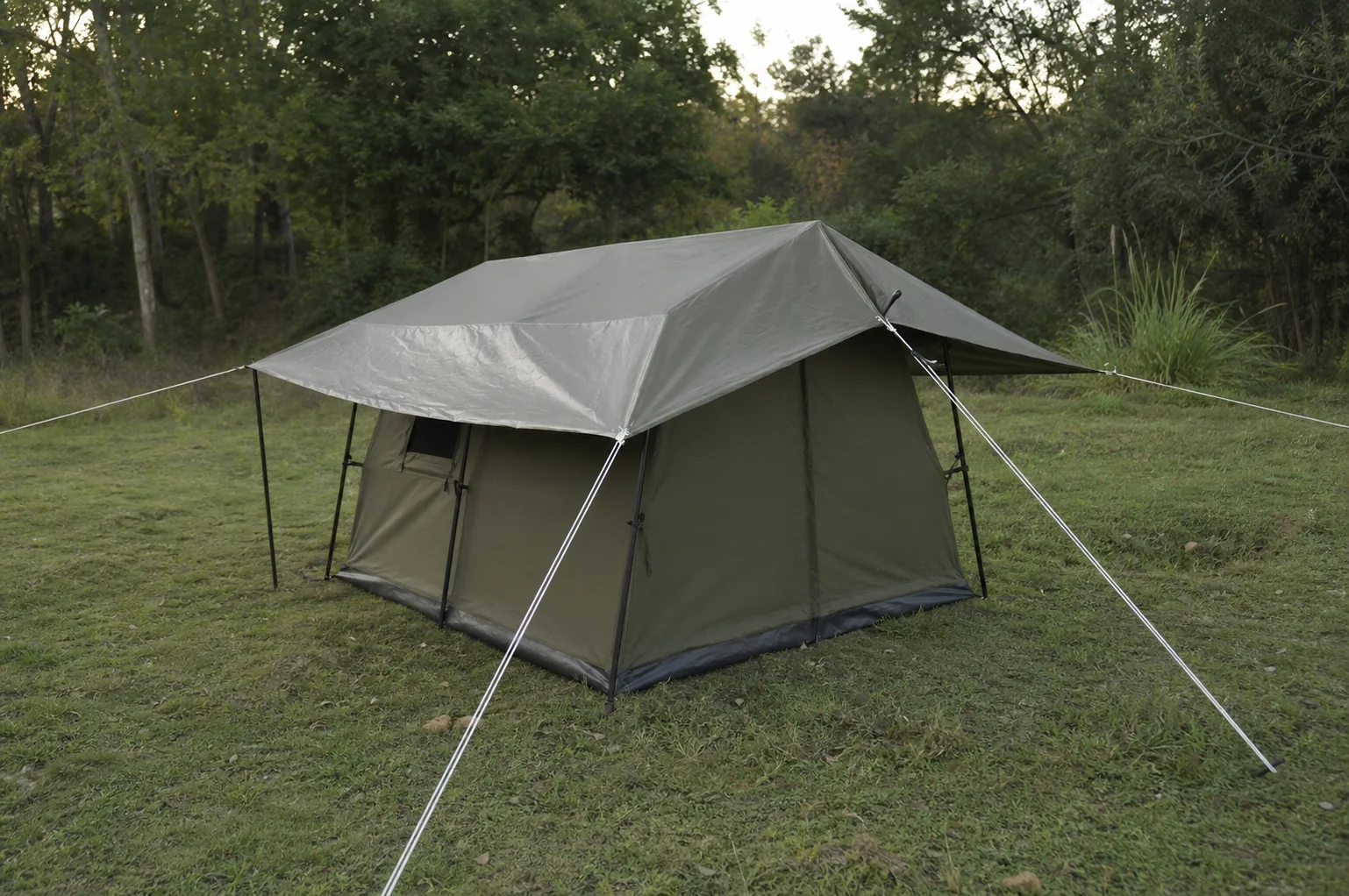 Small Military Tent — application scene for environment reference