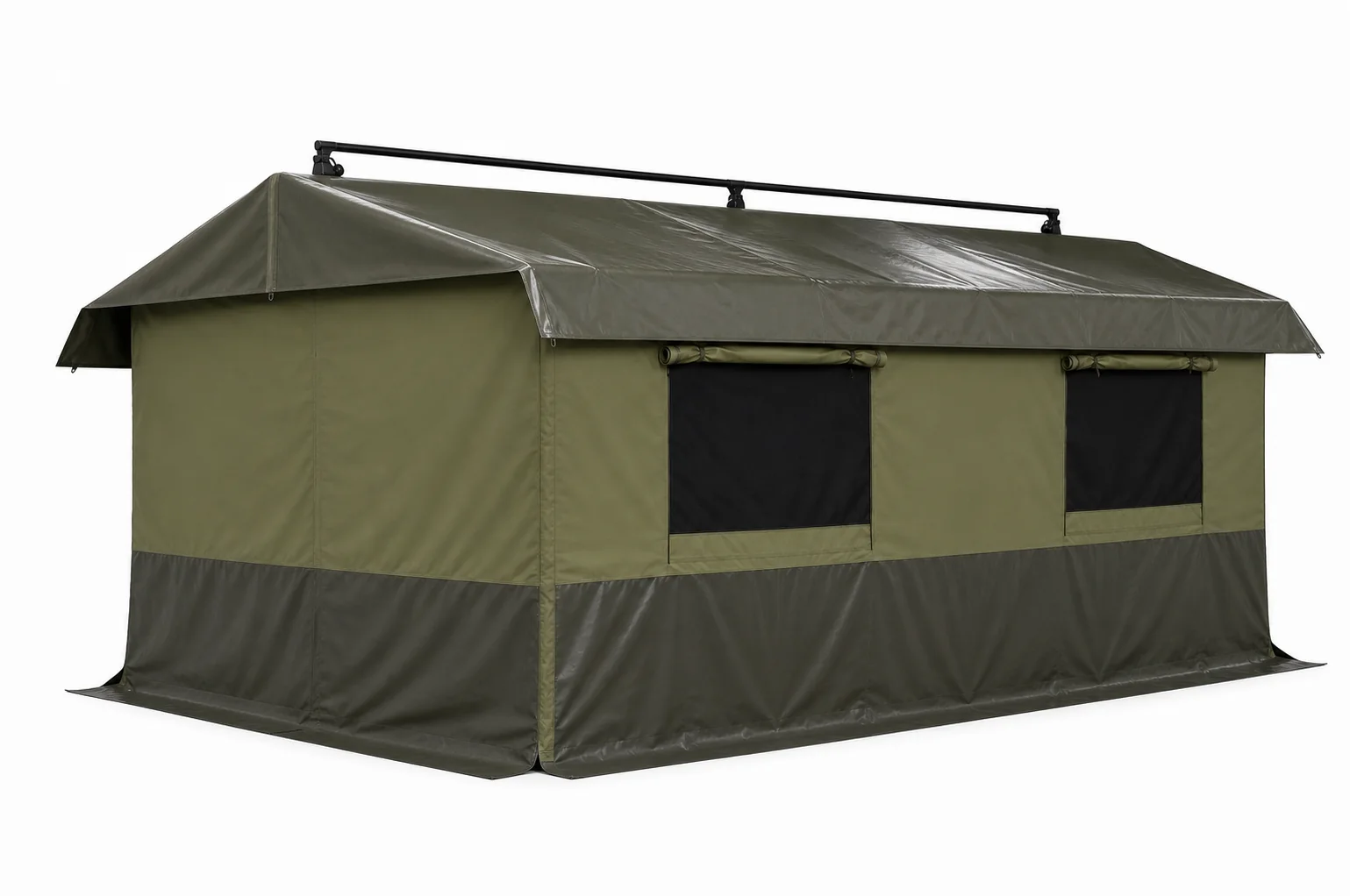 Straight-Wall Double-Roof Military Tent — alternate product reference view