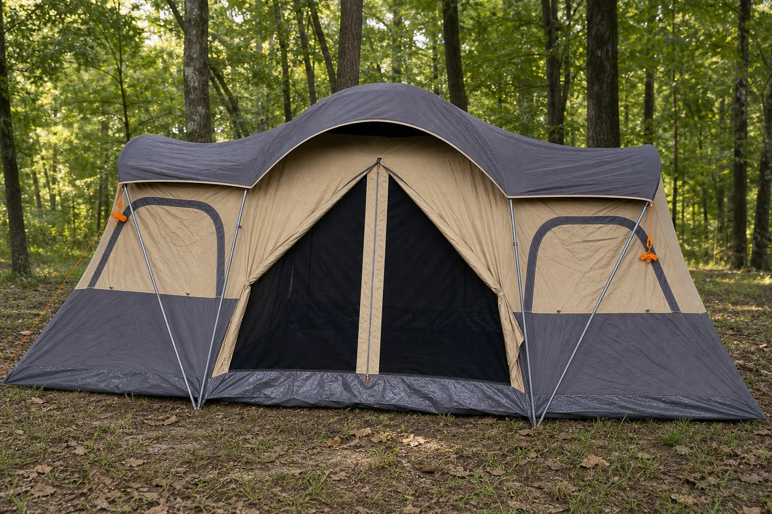 Two-Bedroom and One-Living-Room Family Tent — application scene for environment reference