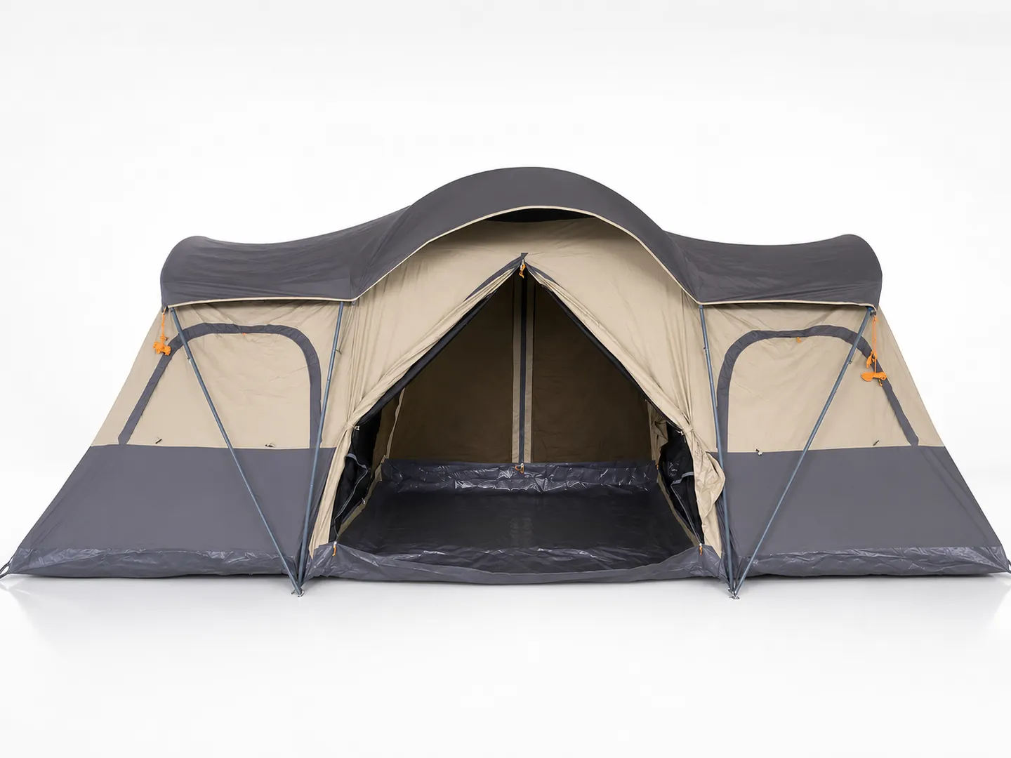Two-Bedroom and One-Living-Room Family Tent — Additional construction view