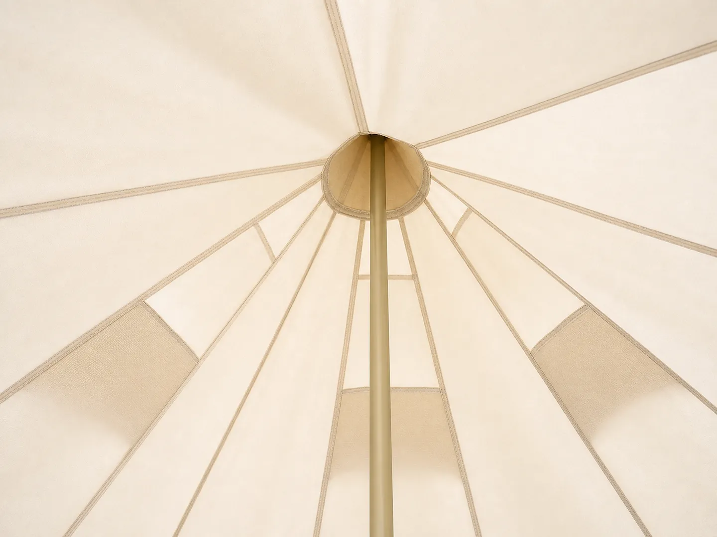 Yurt-Style Camping Tent — Interior space and usable layout
