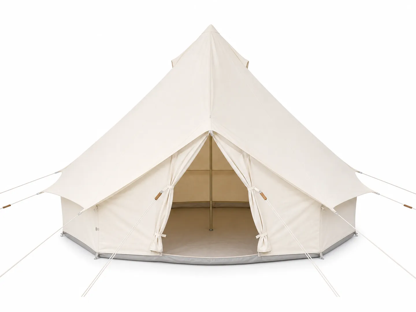 Yurt-Style Camping Tent — Additional construction view