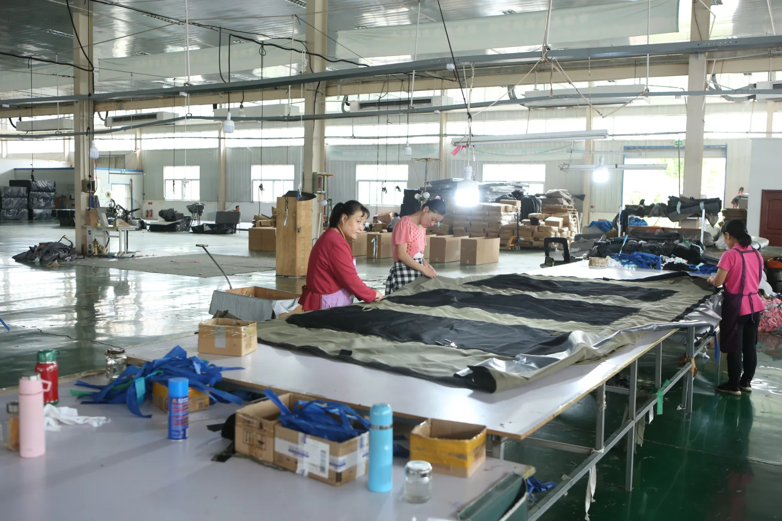 Tent production process