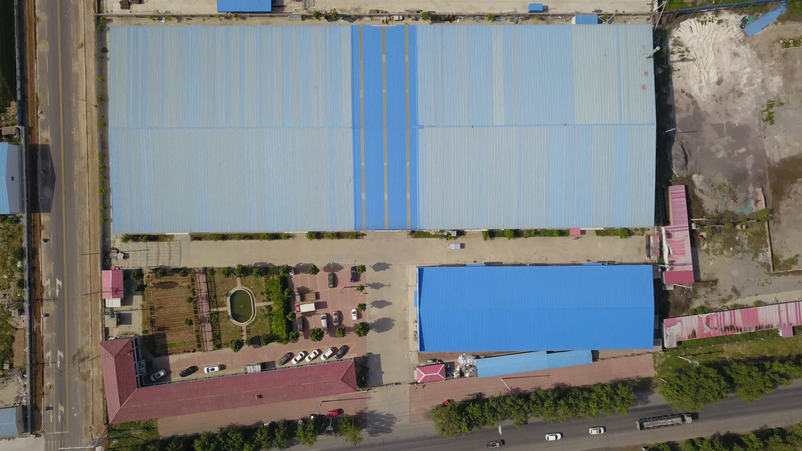 Aerial view of Dong Jun factory campus