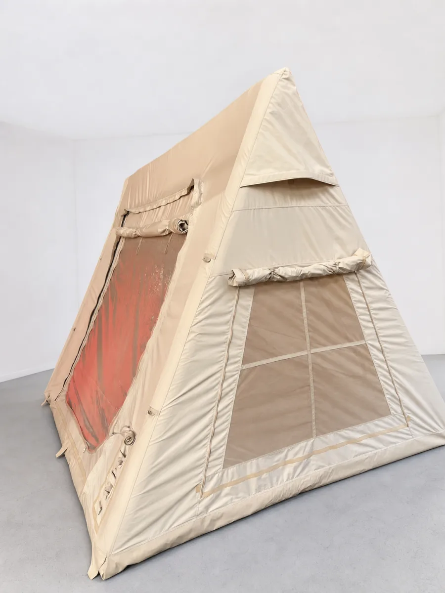 Ridge-Style Inflatable Tent detail view